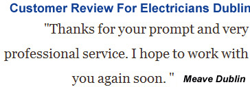 testimonial electricians dublin